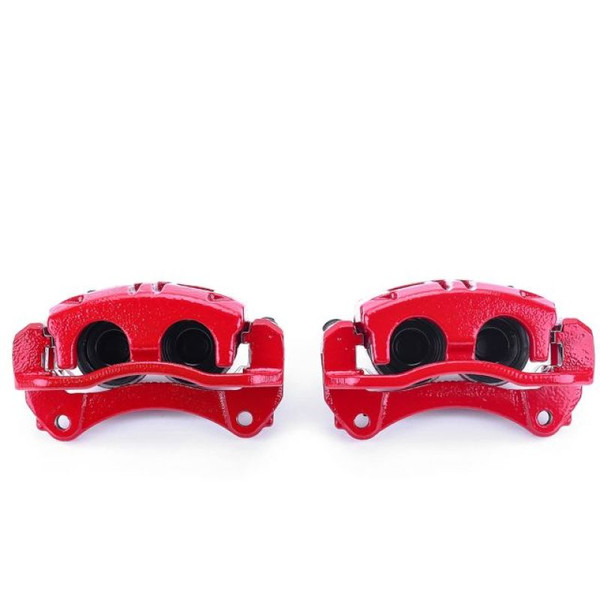 Power Stop 05-06 Chevrolet Equinox Front Red Calipers w/Brackets - Pair - S4950