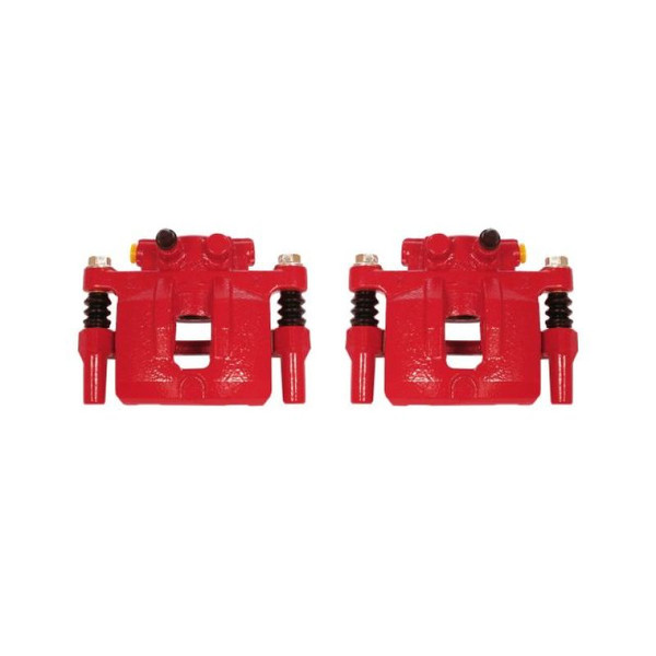 Power Stop 11-14 Chrysler 200 Rear Red Calipers w/Brackets - Pair - S5038