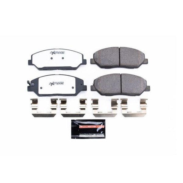 Power Stop 09-11 Hyundai Genesis Front Z26 Extreme Street Brake Pads w/Hardware - Z26-1384