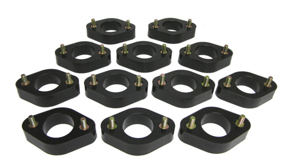 Prothane 07+ Jeep Wrangler JK Body Spacer Kit - 1in Lift - Black - 1-116-BL