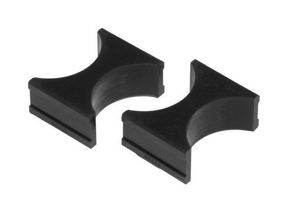 Prothane Universal Shock Reservoir Mounts - 2.5/2.5 Diameter - Black - 19-1722-BL