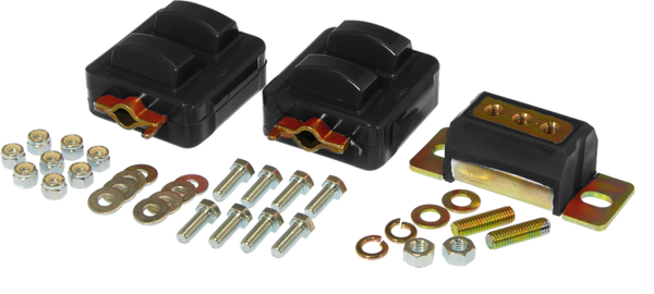 Prothane GM Motor & Trans Mount Kit - Black - 7-1908-BL