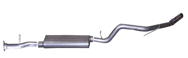 Gibson 06-09 Chevrolet Trailblazer LT 4.2L 2.5in Cat-Back Single Exhaust - Aluminized - 315599