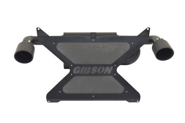 Gibson 17-20 Can-Am Maverick X3 Turbo Base 2.25in Dual Exhaust - Black Ceramic - 98034