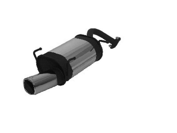 Remus 2002 Nissan Micra 1.5L Diesel Axle Back Exhaust - 601102 0501