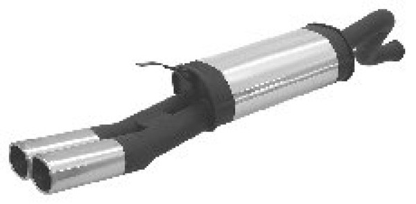 Remus 2002 Renault Grand Espace IV Type Jk 2.2L DCI Axle Back Exhaust - 736402 3502