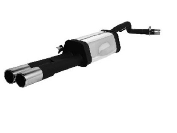 Remus 2000 Skoda Fabia (Not For Station Wagon) 1.9L TDI Axle Back Exhaust - 806007 0504