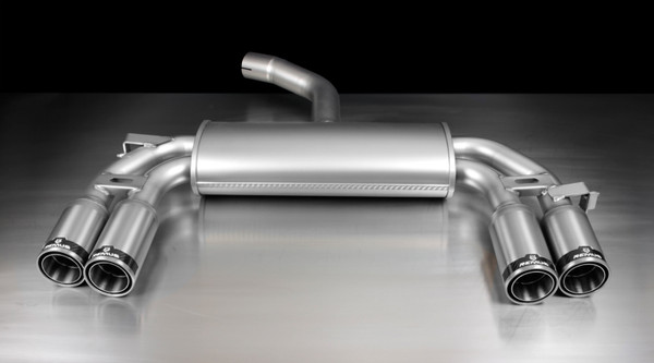 Remus 2011 Volkswagen Golf VI 1.2L Cat Back Exhaust w/84mm Straight w/Carbon Insert Tail Pipe Set - 955108 1584C