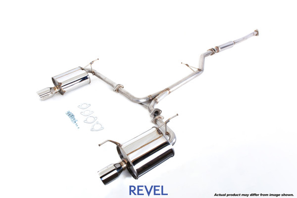 Revel Medallion Touring-S Catback Exhaust - Dual Muffler 02-03 Acura CL Type S - T70074R
