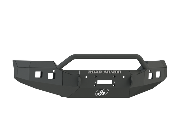 Road Armor 15-19 GMC 2500 Stealth Front Winch Bumper w/Pre-Runner Guard - Tex Blk - 215R4B