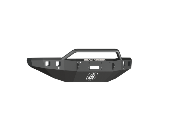 Road Armor 15-19 Chevy 2500 Stealth Front Winch Bumper w/Pre-Runner Guard - Tex Blk - 315R4B