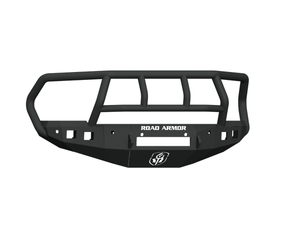 Road Armor 16-18 Ram 2500 Stealth Front Bumper w/Titan II Guard/6 Sensor Holes - Tex Blk - 4162F2B-NW