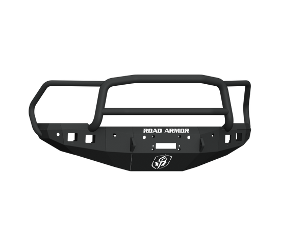 Road Armor 16-18 Ram 2500 Stealth Front Winch Bumper w/Lonestar Guard/6 Sensor Holes - Tex Blk - 4162F5B