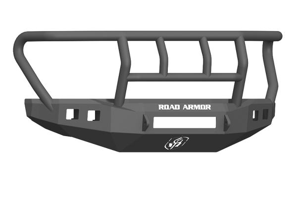 Road Armor 17-20 Ford F-250 Stealth Wide Fender Front Bumper w/Titan II Guard Wide Flare - Tex Blk - 61742B-NW