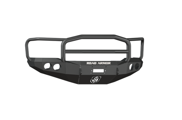 Road Armor 99-04 Ford F-250 Stealth Front Winch Bumper w/Lonestar Guard - Tex Blk - 66005B