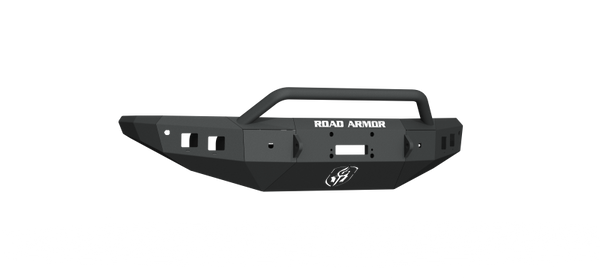 Road Armor 16-19 Nissan Titan Stealth Front Winch Bumper w/Pre-Runner - Tex Blk - 7161F3B