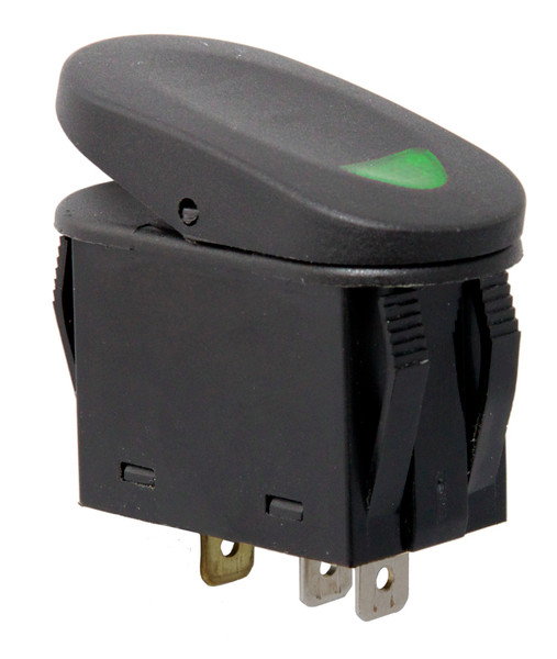 Rugged Ridge 2-Position Rocker Switch Green - 17235.04