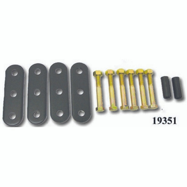 Rugged Ridge HD Front & Rear Leaf Spring Shackles 55-75 CJ - 18265.01