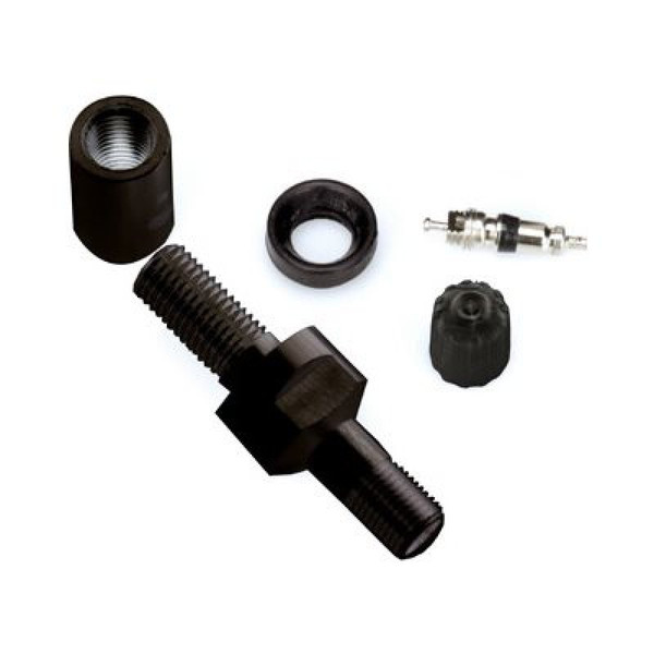 Schrader TPMS Service Pack - Straight Black Valve Stem Assembly Components for 33900 - 4 Pack - 25083-4
