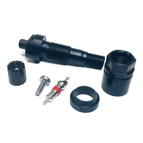 Schrader TPMS Service Pack - Black Anodized Stem and Nut - Fits EZ-sensors - 10 Pack - 34010-10