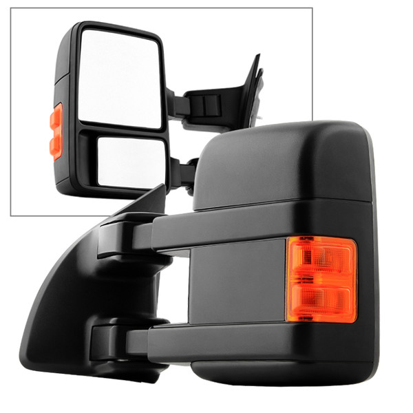 Xtune Ford Superduty 99-14 Manual Extendable Manual Adjust Mirror Left MIR-FDSD08S-MA-AM-L - 9933127