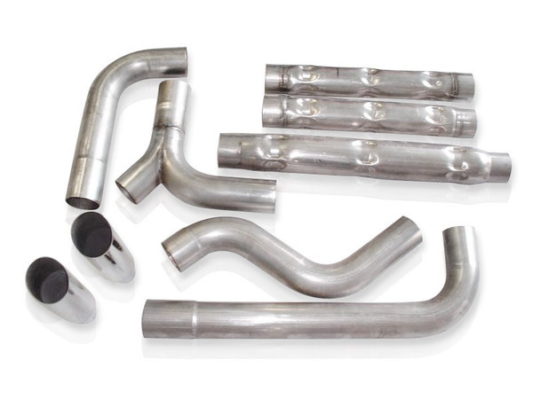 Stainless Works Chevy Camaro/Firebird 1993-02 Exhaust 3in Chambered Catback - CA9302CH