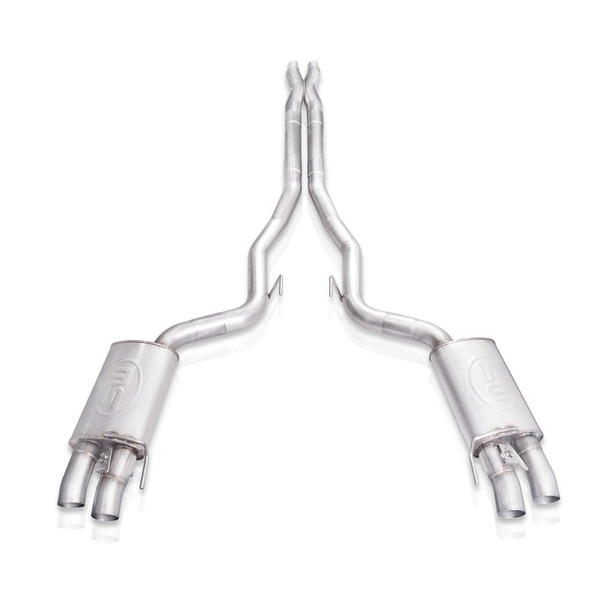 Stainless Works 2015+ Ford Shelby GT350 Redline Factory Connect X-Pipe Catback Exhaust w/Valves - GT350CBXFCR