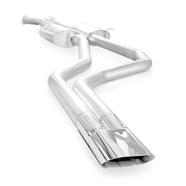 Stainless Works 2004 GTO 3in Catback Chambered Mufflers X-Pipe Slash Cut Tips - GTOTOLTMDT