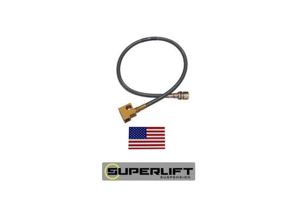 Superlift 03-13 Dodge Ram 2500/3500 w/ 4-6in Lift Kit (Single) Bullet Proof Brake Hose - 91605