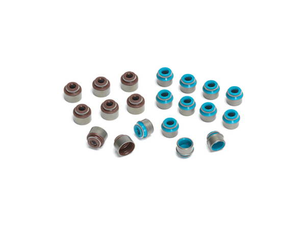 Supertech VW/Audi 7mm Viton Exhaust Valve Stem Seal - Set of 12 - VS-VW7E-12