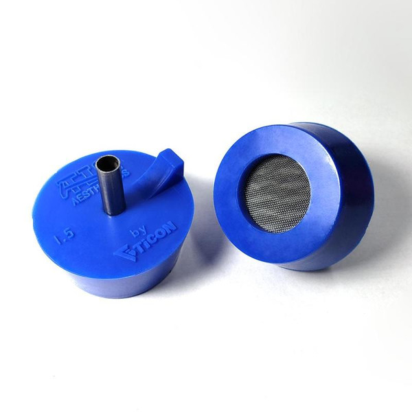 Ticon Industries Tig Aesthetics 1.5in Pipe / 1.5in Header Silicone Purge Plug - Blue - 903-71045-0000