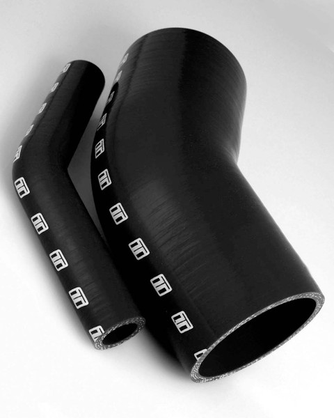 Turbosmart 45 Elbow 2.50 - Black Silicone Hose - TS-HE45250-BK