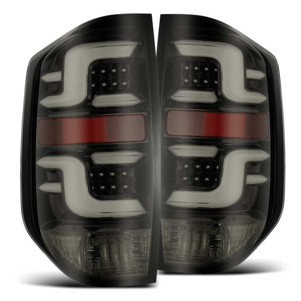 AlphaRex 14-20 Toyota Tundra PRO-Series LED Tail Lights Jet Black - 672010