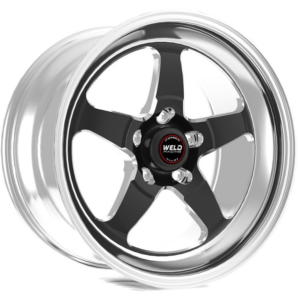 Weld S71 17x10.5 / 5x112 BP / 7.3in. BS Black Wheel (Medium Pad) - Non-Beadlock - 71MB7105J73A