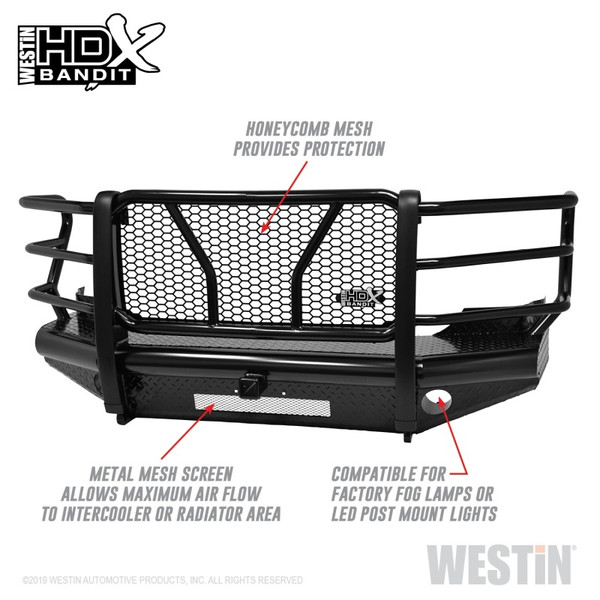 Westin/HDX Bandit 11-16 Ford F-250 / F-350 Front Bumper - Black - 58-31115