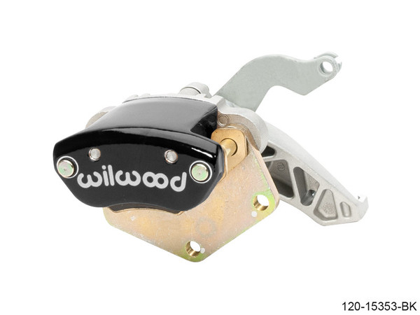 Wilwood Caliper-MC4 Mechanical Parking Brake-R/H - Black 2.00 MT 1.19in Piston .81in Disc - 120-15353-BK