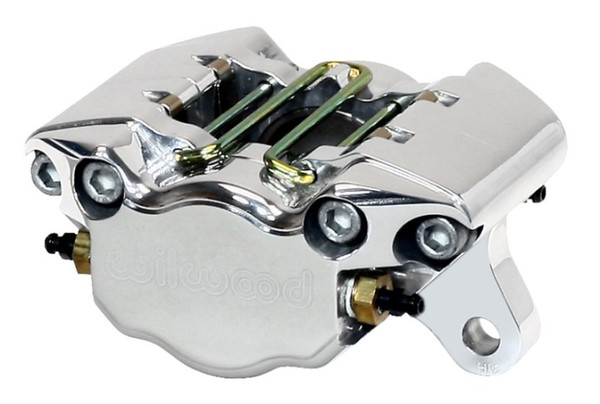 Wilwood Caliper-Polished Dynapro Single 3.75in Mount 1.75in Pistons .19in Disc Long Piston - 120-9689-PLP