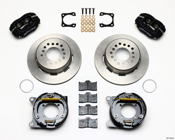 Wilwood Forged Dynalite P/S Park Brake Kit Chevy 12 Bolt-Spec 3.15in Brng Stggrd mt - 140-10918