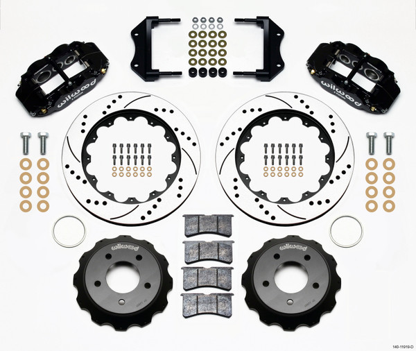 Wilwood Narrow Superlite 6R Front Hat Kit 14.00in Drilled 84-87 Corvette C4 - 140-11919-D