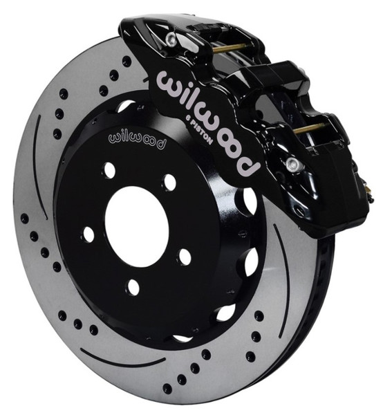 Wilwood AERO6 Front Hat Kit 15.00 Drilled 2016-Up Camaro w/Lines - 140-14289-D