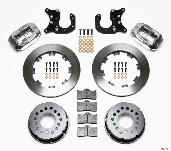 Wilwood Forged Dynalite P/S Rear Kit Polished New Big Ford 2.50in Offset - 140-2118-P