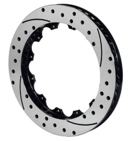 Wilwood Rotor-SRP48 SPC-37-LH-BLK-Drill 13.00 x 1.10 - 12 on 7.00in - 160-13363-BK