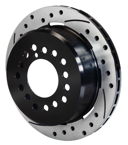 Wilwood Rotor-1.91in Offset-SRP-BLK-Drill-LH 12.19 x .810 - 5 Lug 3.12in Reg-C10 - 160-9990-BK