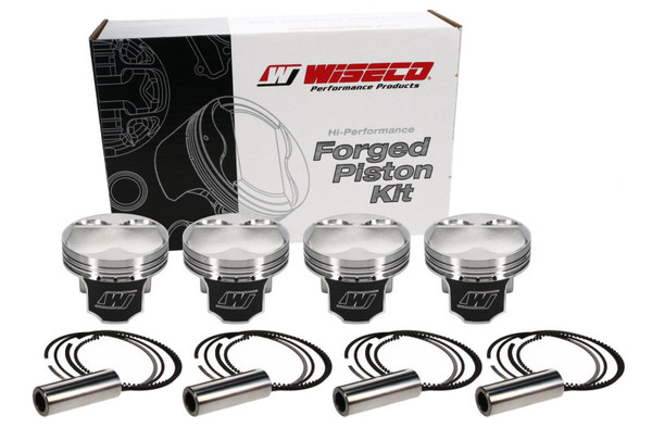 Wiseco Honda 4v DOME +6.5cc STRUTTED 89MM Piston Shelf Stock Kit - K572M89