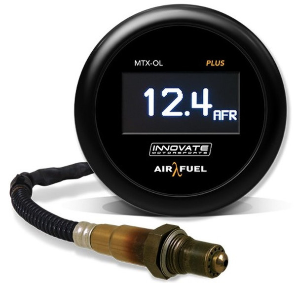 Innovate MTX-OL PLUS Wideband Digital Air/Fuel Ratio OLED Gauge Kit 3ft w/O2 Sensor - 39360