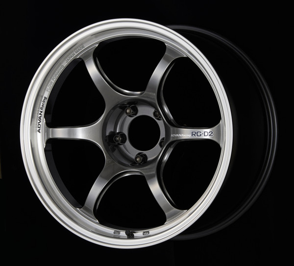 Advan RG-D2 17x8.5 +50 5-114.3 Machining & Racing Hyper Black Wheel - YAT7H50EHB