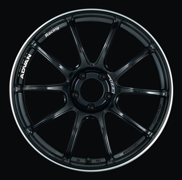 Advan RZII 17x8.0 +37 5-114.3 Racing Gloss Black Wheel - YAZ7G37EB