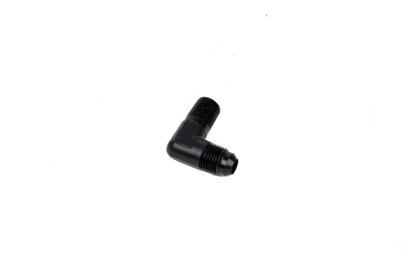 Aeromotive Fitting Elbow 1/4in-MNPT to AN-06 90-Deg Black - 15666