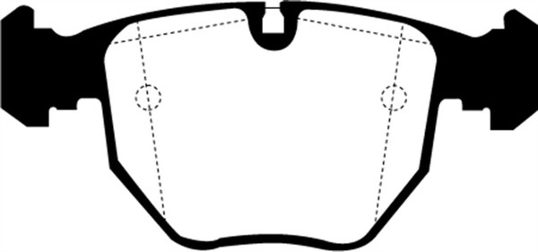 EBC 00-04 BMW M5 5.0 (E39) Ultimax2 Front Brake Pads - UD681