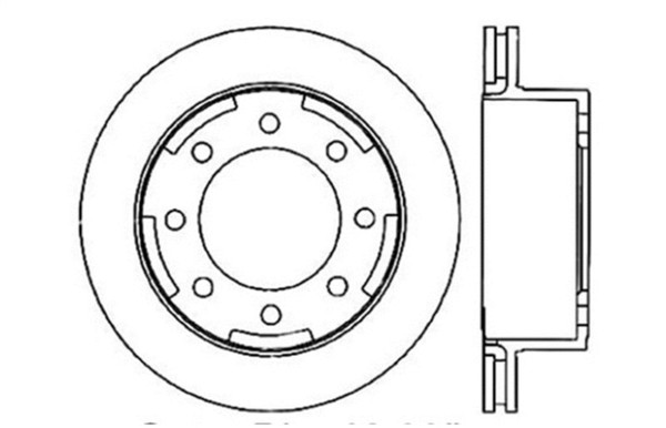 StopTech Drilled Sport Brake Rotor - 128.66044L